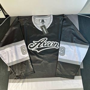 Axion Footwear Jersey in Black and Silver. Size XL. Brand New With Tags